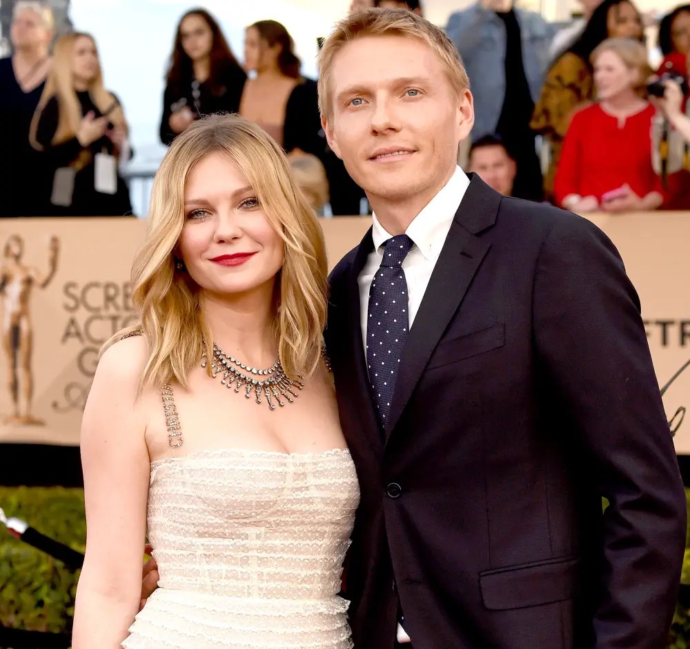 Kirsten Dunst and Christian Dunst attend the 23rd Annual Screen Actors Guild Awards.