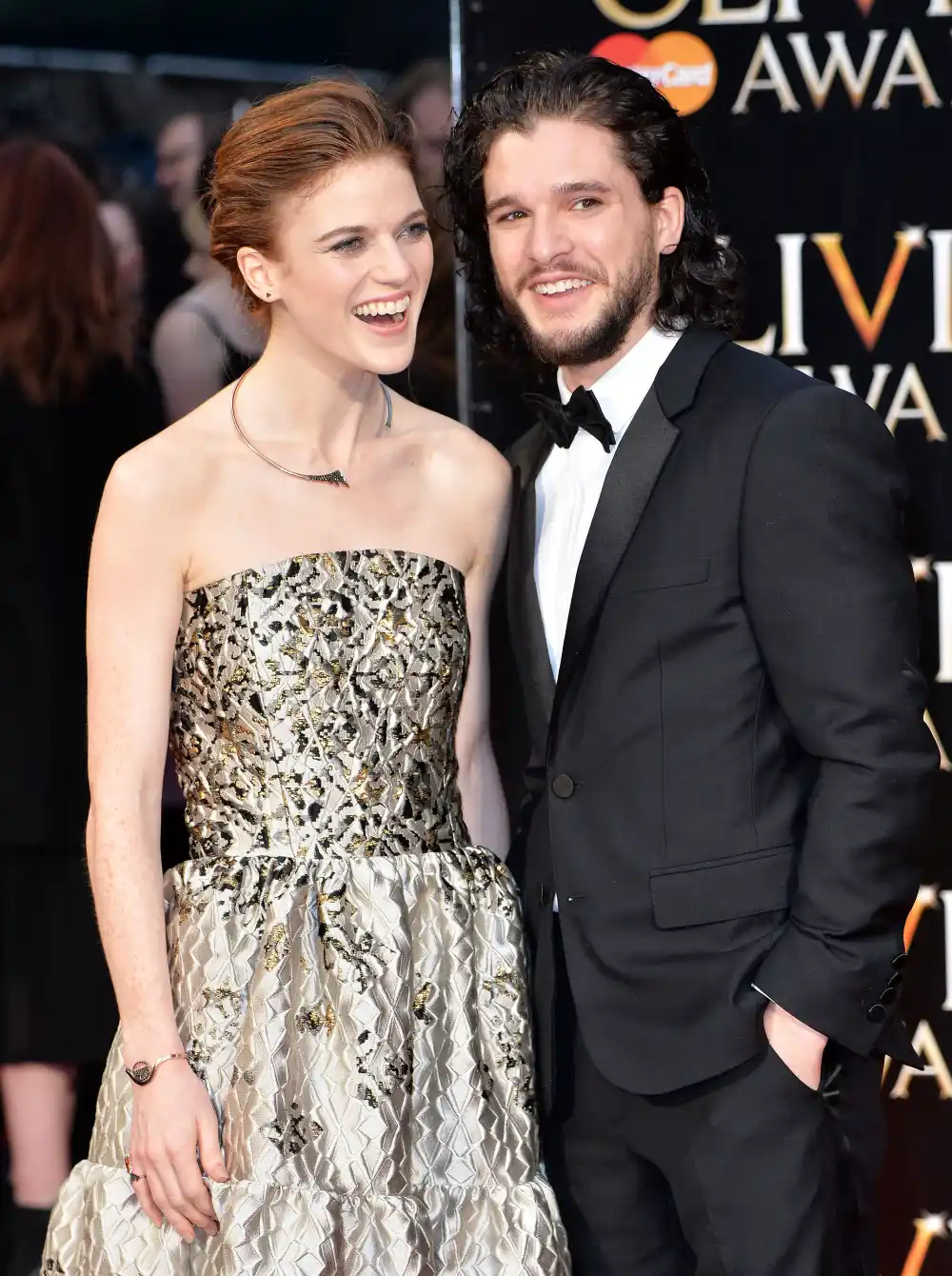 Rose Leslie and Kit Harington