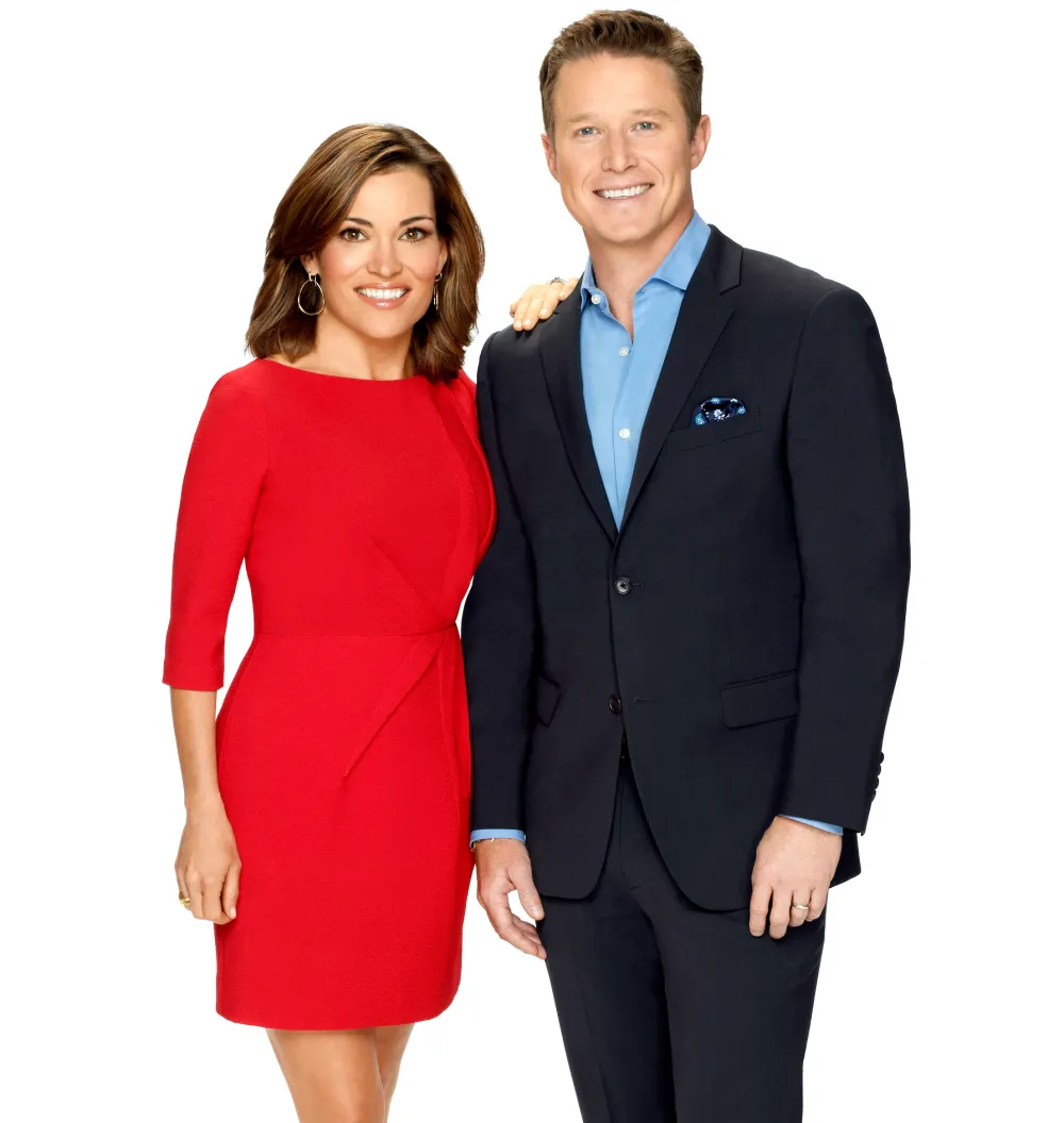 Kit Hoover and Billy Bush