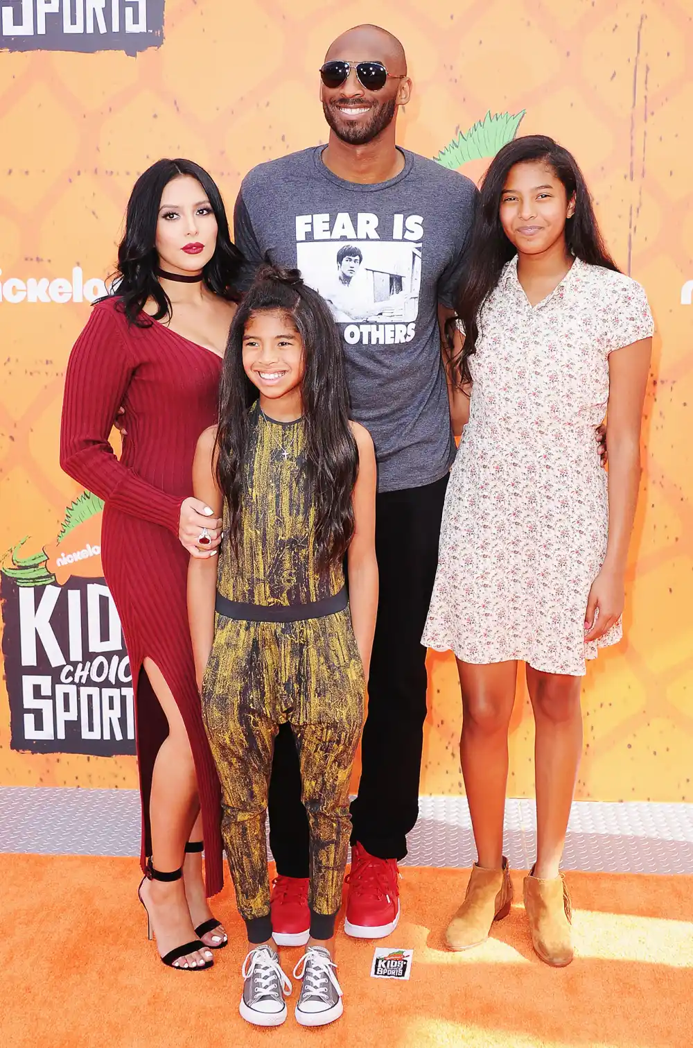 Kobe Bryant and Vanessa Laine Bryant, Gianna Maria-Onore Bryant, and Natalia Diamante Bryant