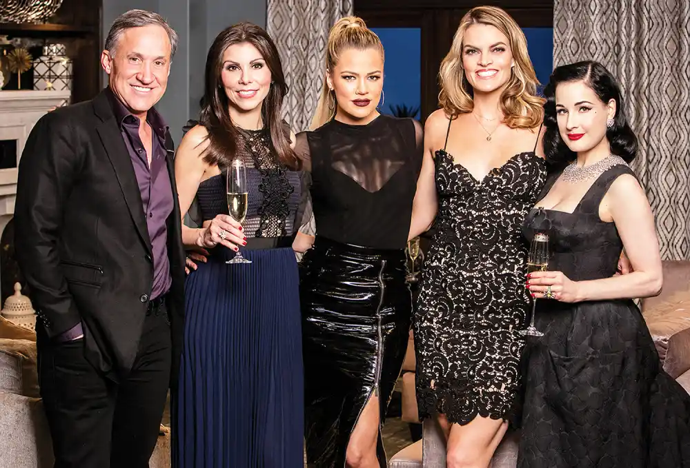 Terry Dubrow, Heather Dubrow, Khlo&eacute; Kardashian, Missi Pyle and Dita Von Teese