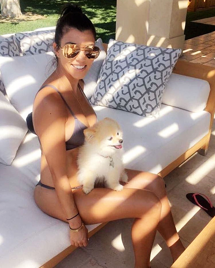 Kourtney Kardashian bikini