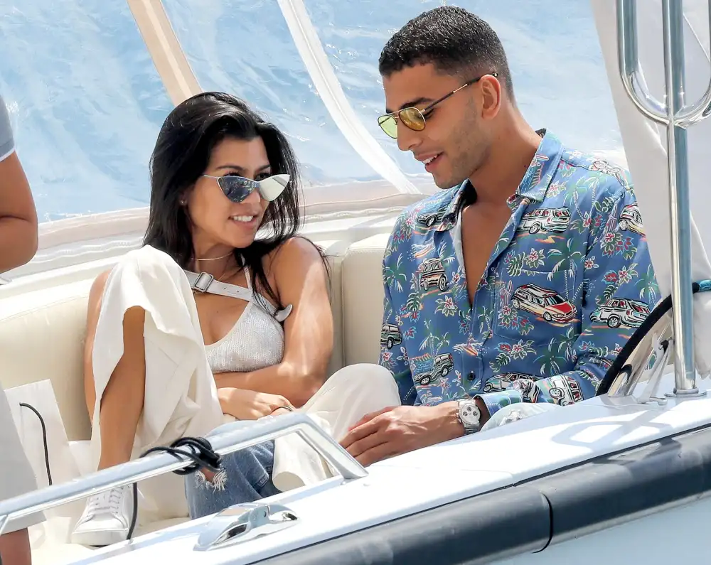 Kourtney Kardashian and Younes Bendjima&rsquo;s Sexy Romance in Pictures in Cannes.