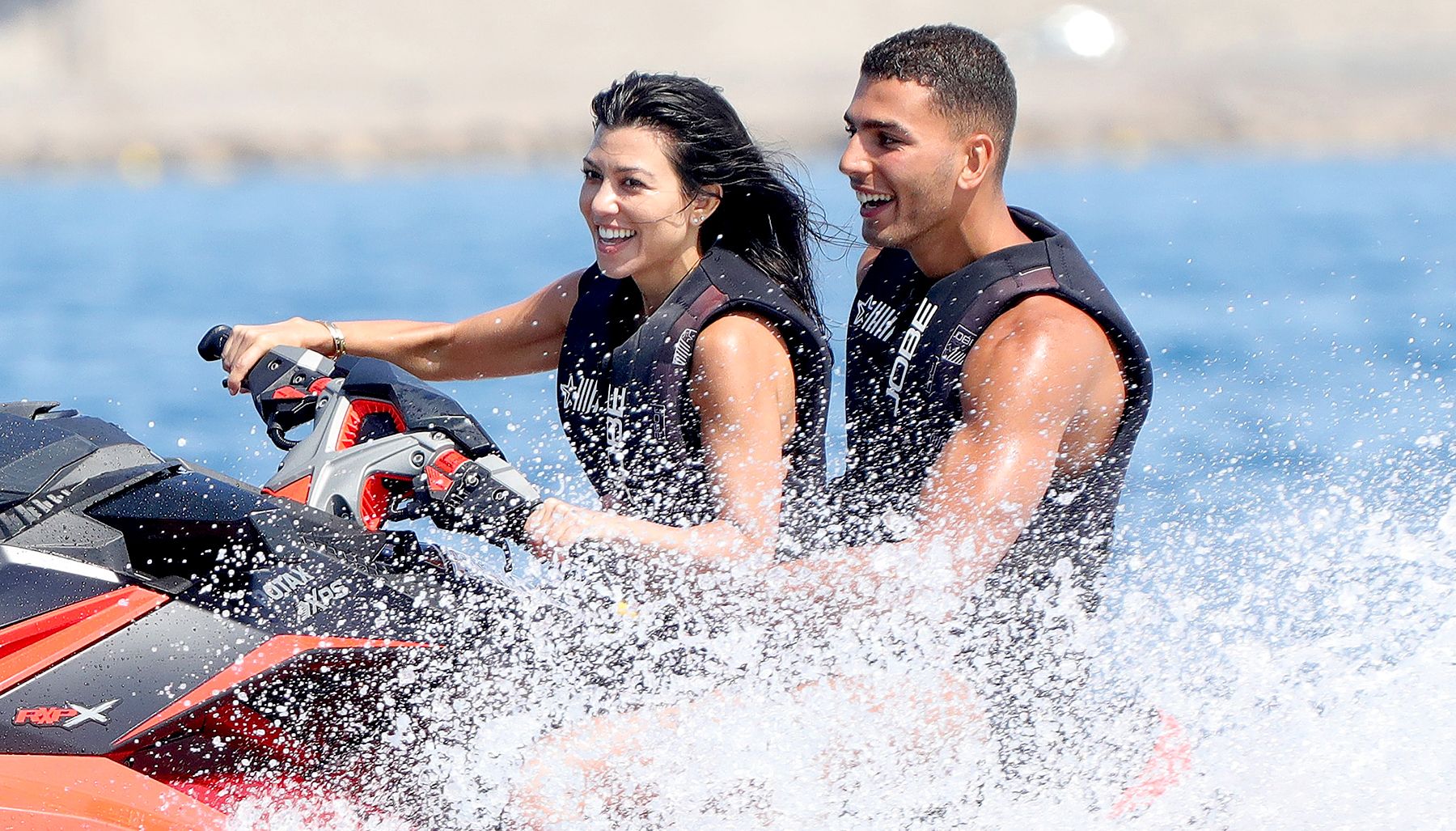 Kourtney Kardashian and Younes Bendjima are spotted during the 70th annual Cannes Film Festival at on May 24, 2017 in Cannes, France.