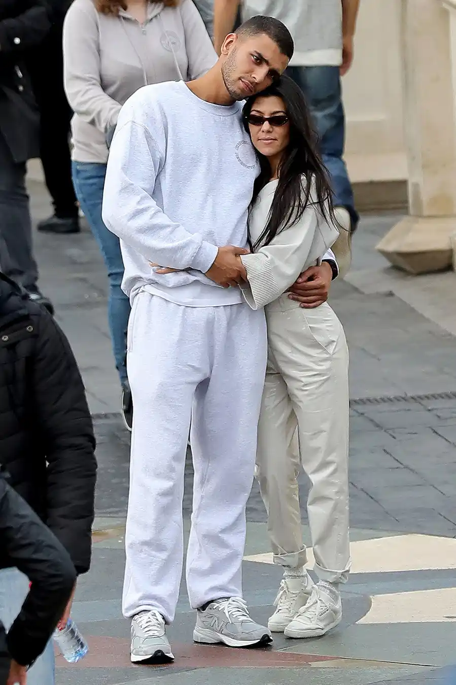 Kourtney Kardashian, Younes Bendjima, Paris Fashion Week, France