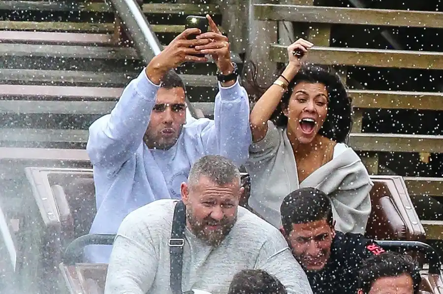 Kourtney Kardashian, Younes Bendjima, Paris Fashion Week, France