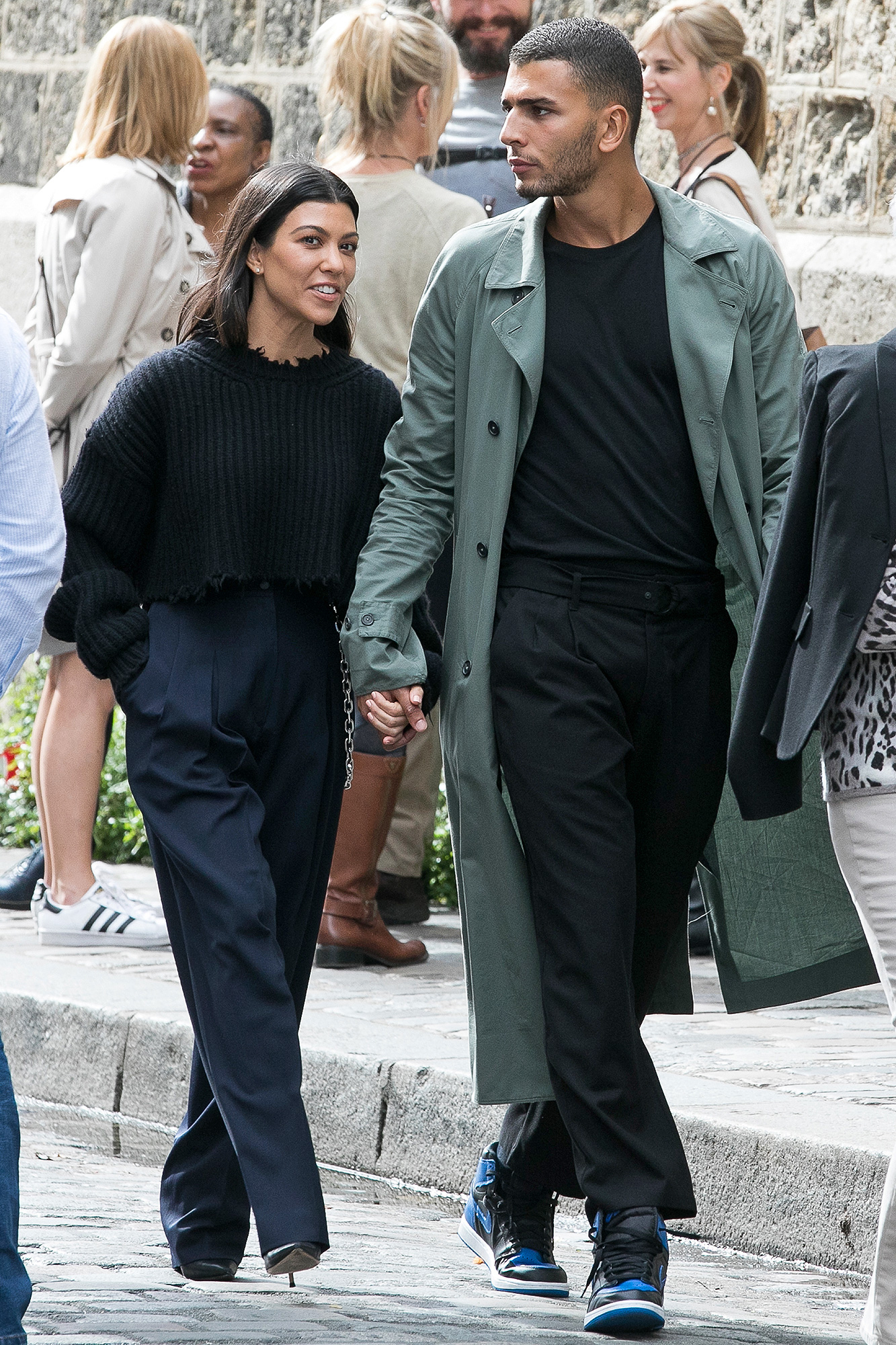 Kourtney Kardashian, Younes Bendjima, Paris Fashion Week