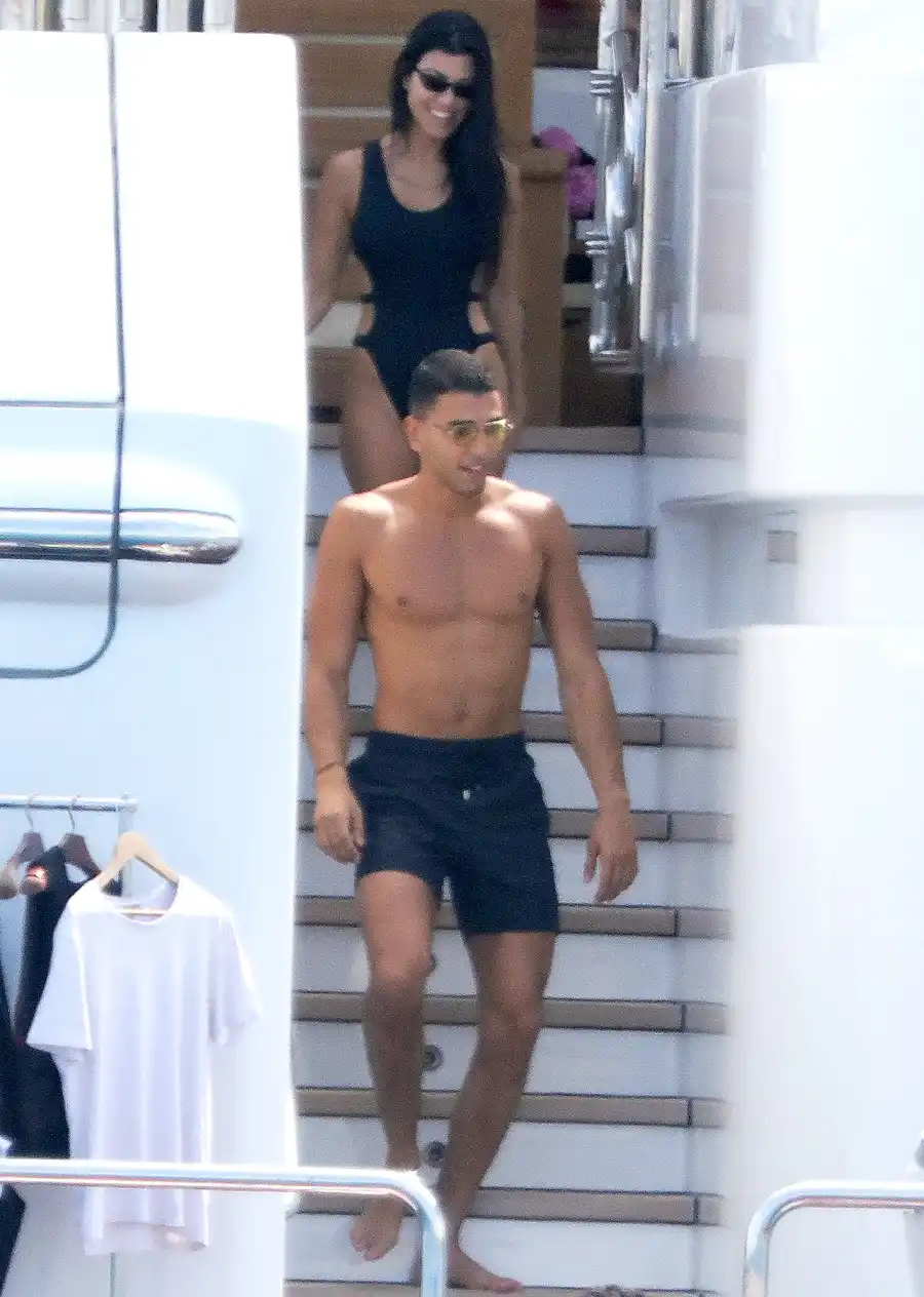 Kourtney Kardashian and Younes Bendjima