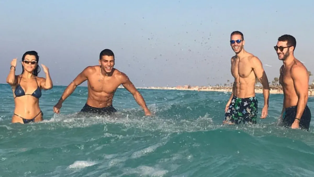 Kourtney Kardashian and Younes Bendjima