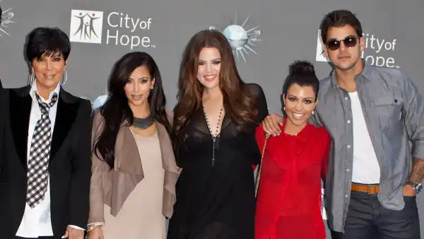 Kris Jenner, Kim, Khloe, Kourtney and Rob Kardashian.