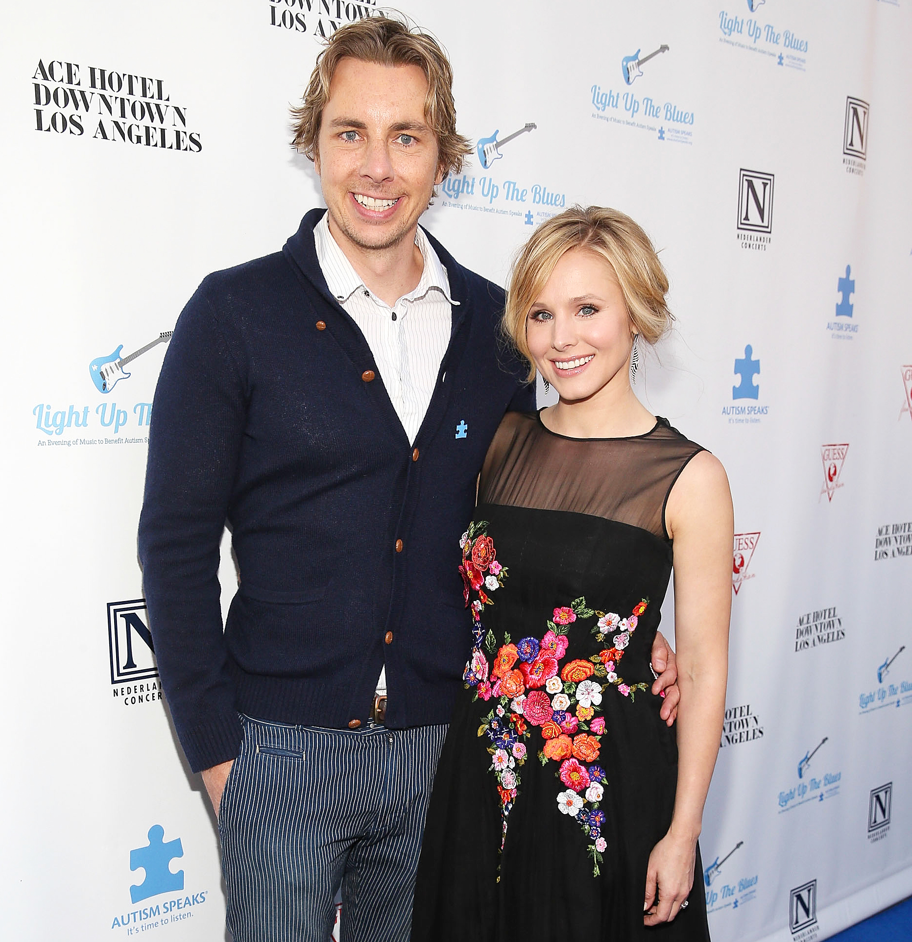 Dax Shepard and Kristen Bell.