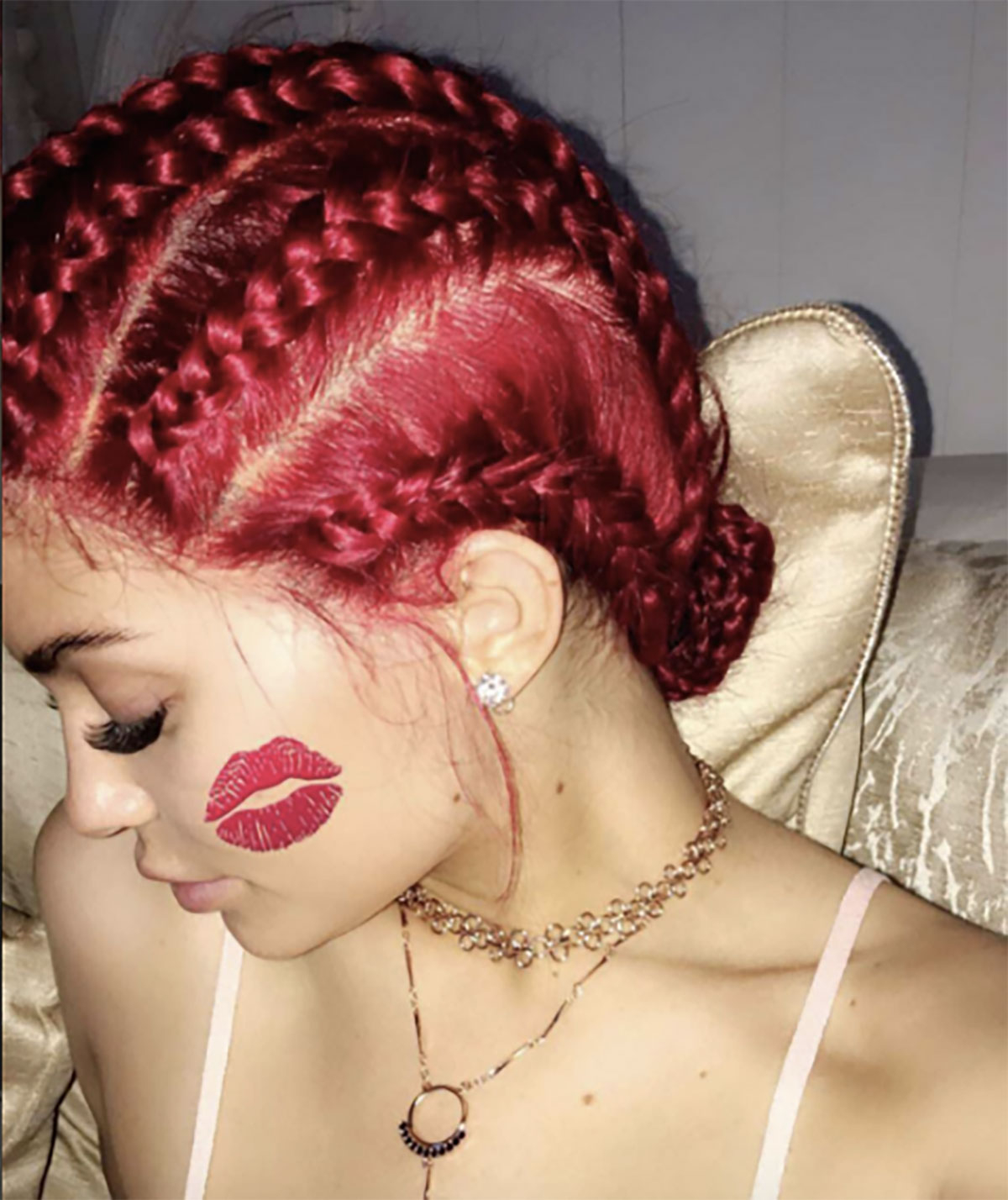 Kylie Jenner rocks red hair for 19th birthday