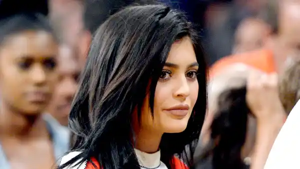 Kylie Jenner attends Los Angeles Lakers and Sacramento Kings basketball game at Staples Center March 15, 2016.
