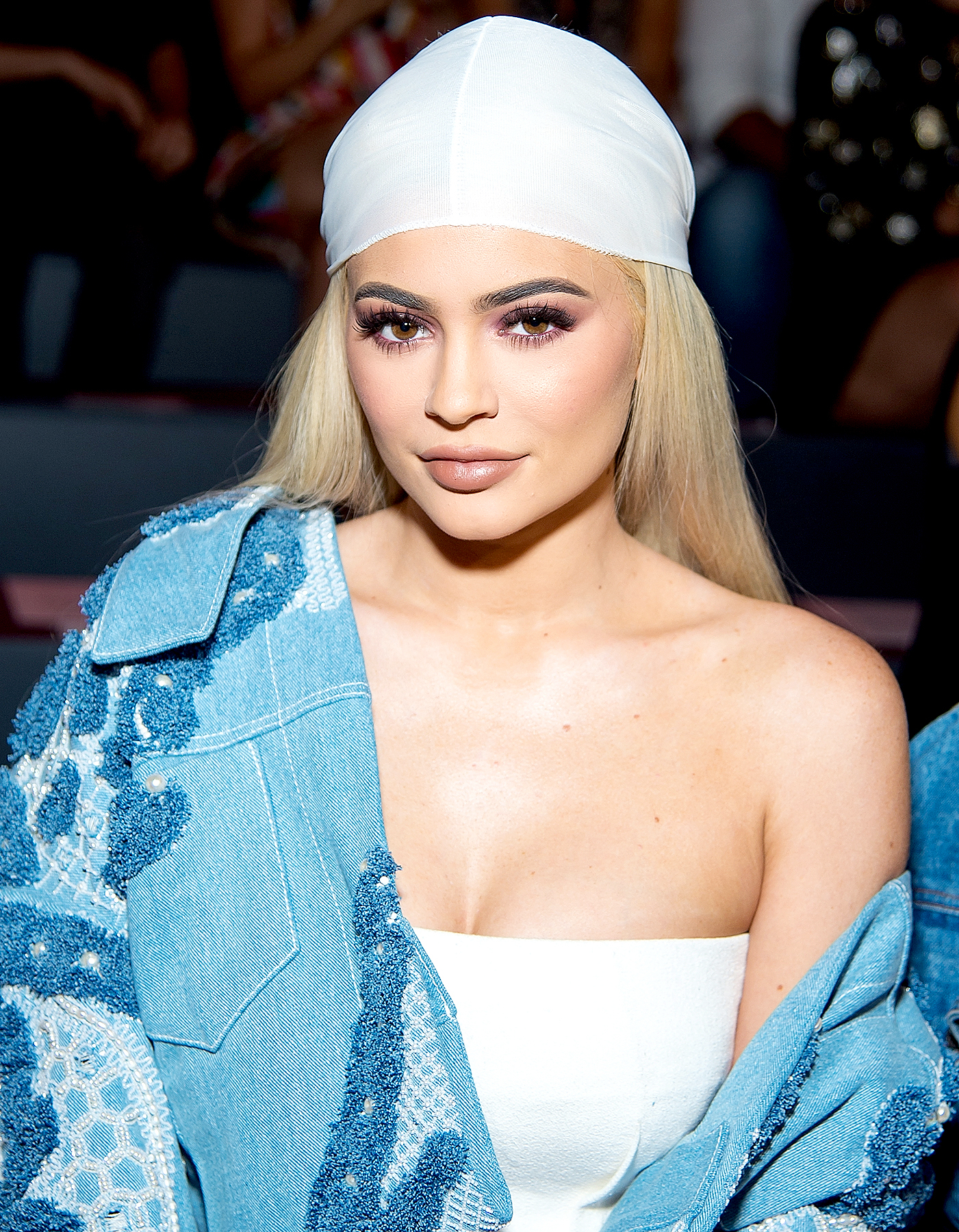 Kylie Jenner attends the Jonathan Simkhai fashion show during September 2016 MADE Fashion Week: The Shows at The Arc, Skylight at Moynihan Station on September 10, 2016 in New York City. Michael Stewart/WireImage