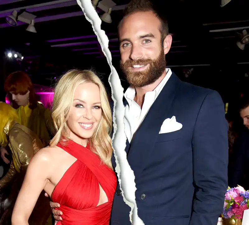 Kylie Minogue and Joshua Sasse