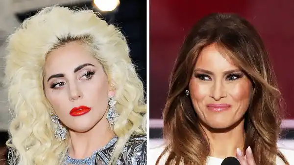 Lady Gaga Melania Trump