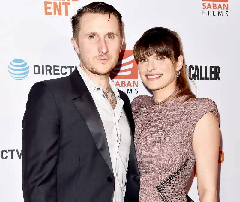 Lake Bell and husband Scott Campbell arrive at the premiere of 'Shot Caller' at The Theatre at Ace Hotel on August 15, 2017 in Los Angeles, California.