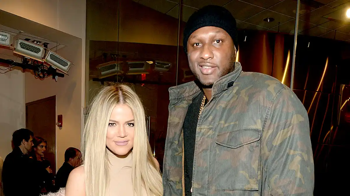 Khloe Kardashian and Lamar Odom attend Kanye West Yeezy Season 3 at Madison Square Garden on February 11, 2016 in New York City.