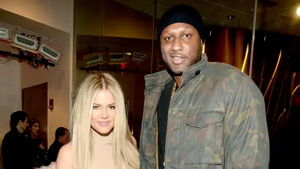 Khloe Kardashian and Lamar Odom attend Kanye West Yeezy Season 3 at Madison Square Garden on February 11, 2016 in New York City.