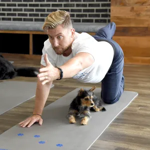 Lance Bass with his dog Dale at Natural Balance Pet Foods announce new formula with Lance Bass and Downward Dogs - Literally - at The DEN Meditation on August 23, 2017 in Los Angeles, California.