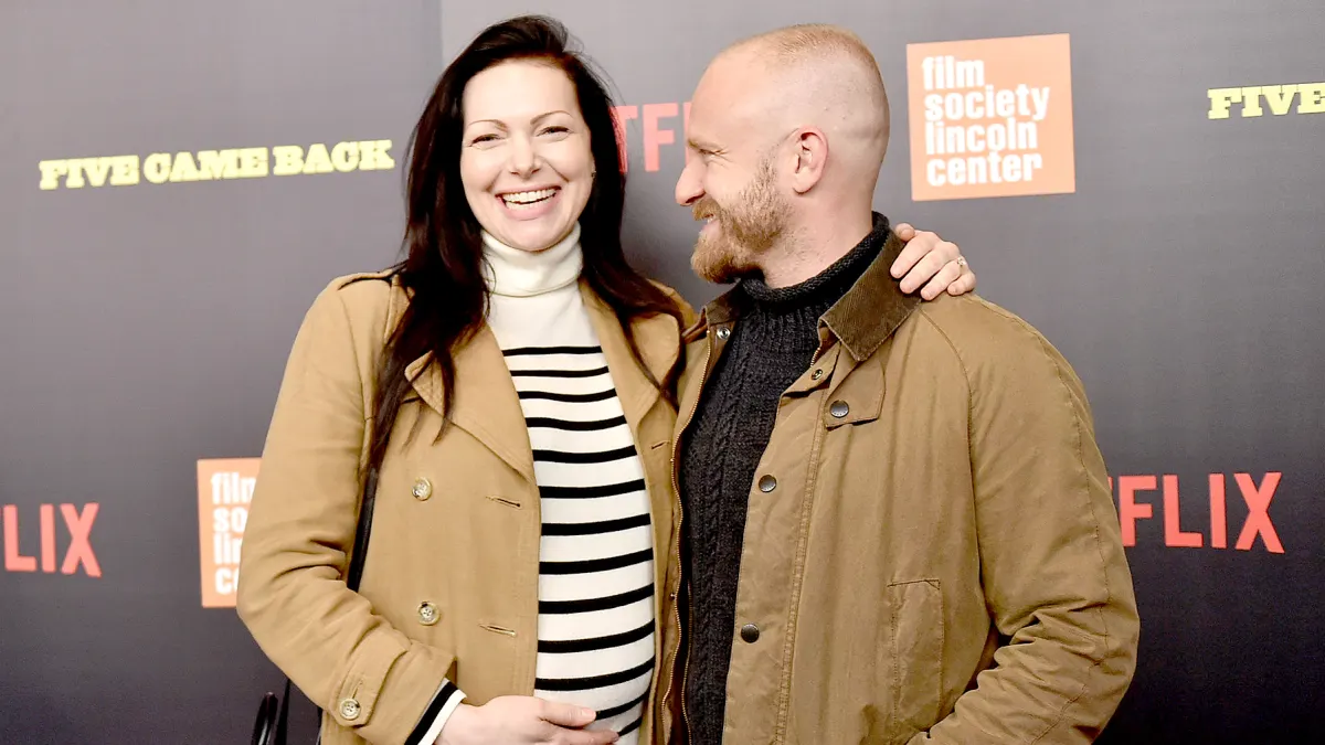Laura Prepon and Ben Foster attend the "Five Came Back" world premiere at Alice Tully Hall at Lincoln Center on March 27, 2017 in New York City.