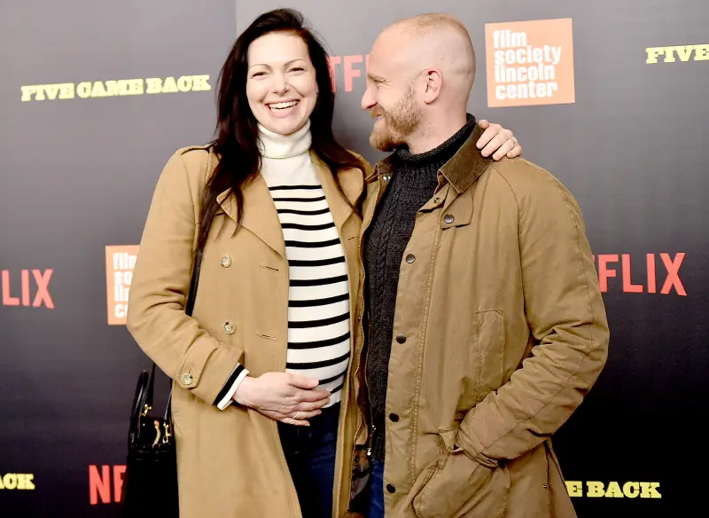 Laura Prepon and Ben Foster attend the "Five Came Back" world premiere at Alice Tully Hall at Lincoln Center on March 27, 2017 in New York City.