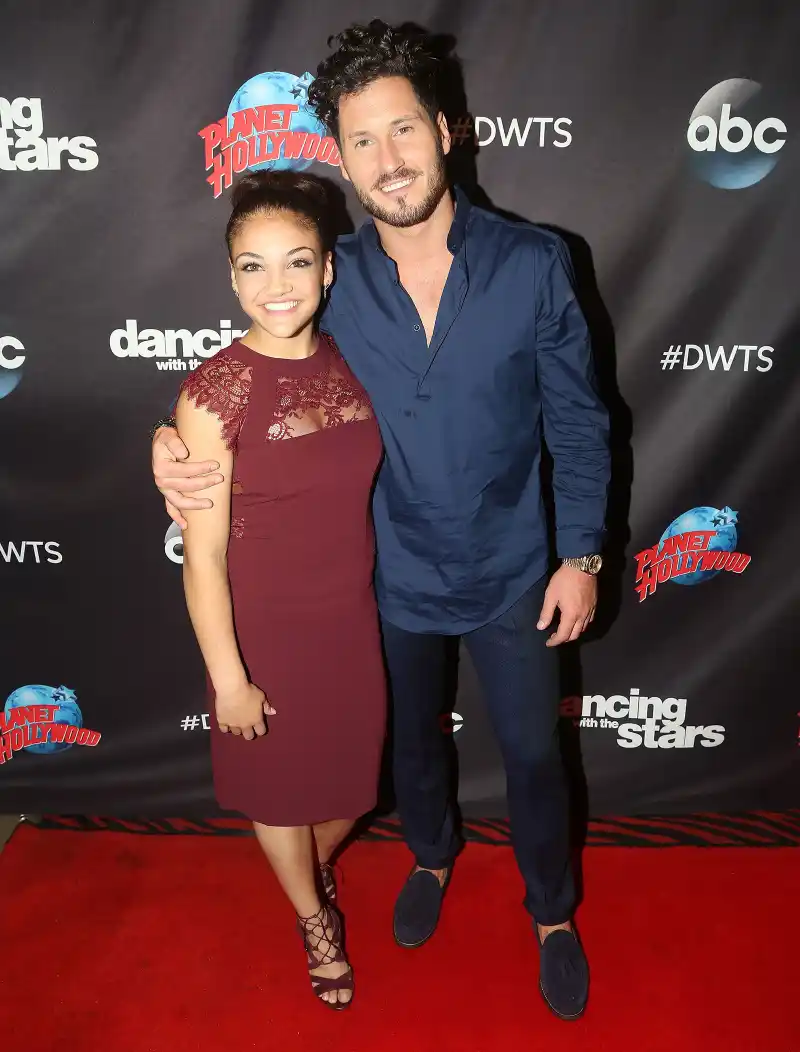Laurie Hernandez and Valentin Chmerkovskiy