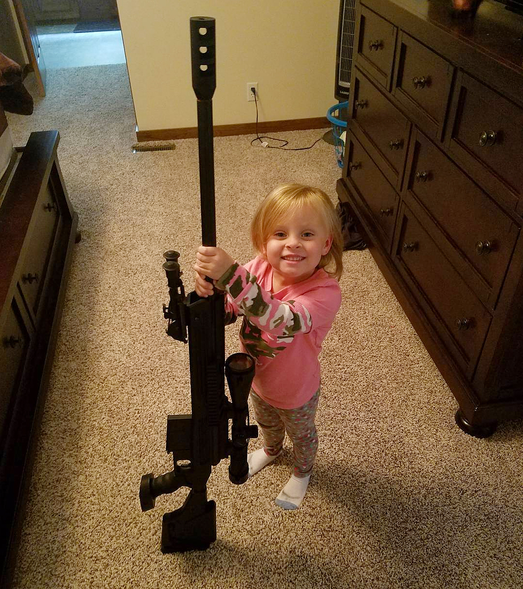 Adalynn rifle Teen Mom 2 Leah Messer Jeremy Calvert