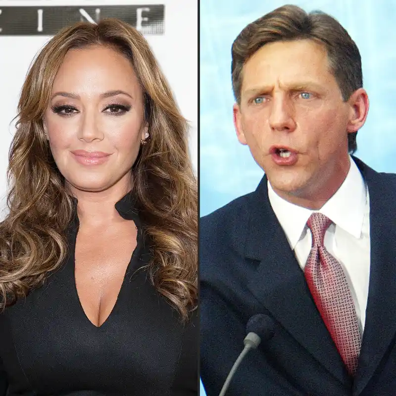 Leah Remini and David Miscavige