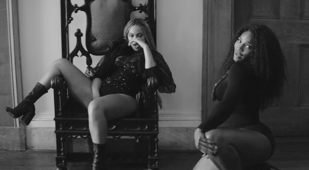 Beyonce and Serena Williams in 'Lemonade'
