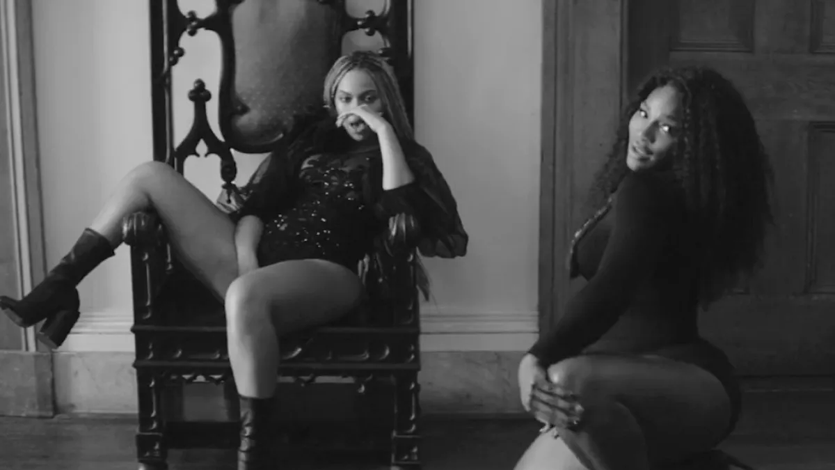 Beyonce and Serena Williams in 'Lemonade'