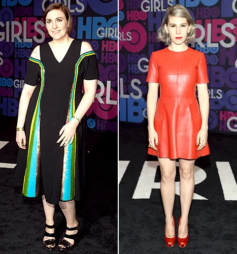Lena Dunham and Zosia Mamet - Girls Premiere