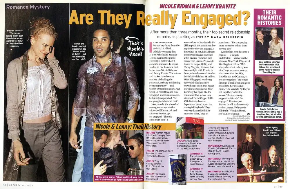 Nicole Kidman Lenny Kravitz