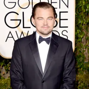 Leonardo DiCaprio attends the 73rd Annual Golden Globe Awards.