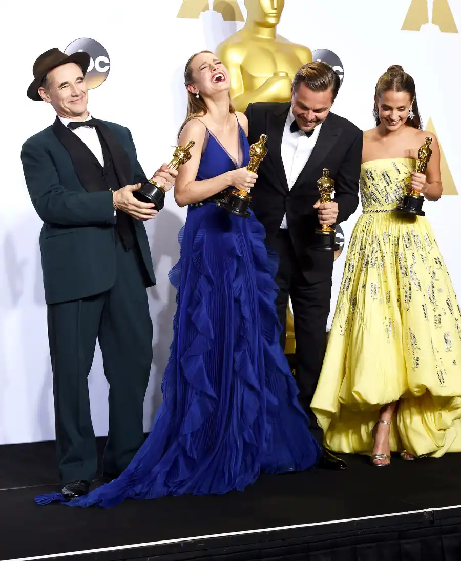 Mark Rylance, Brie Larson, Leonardo Dicaprio, Alicia Vikander
