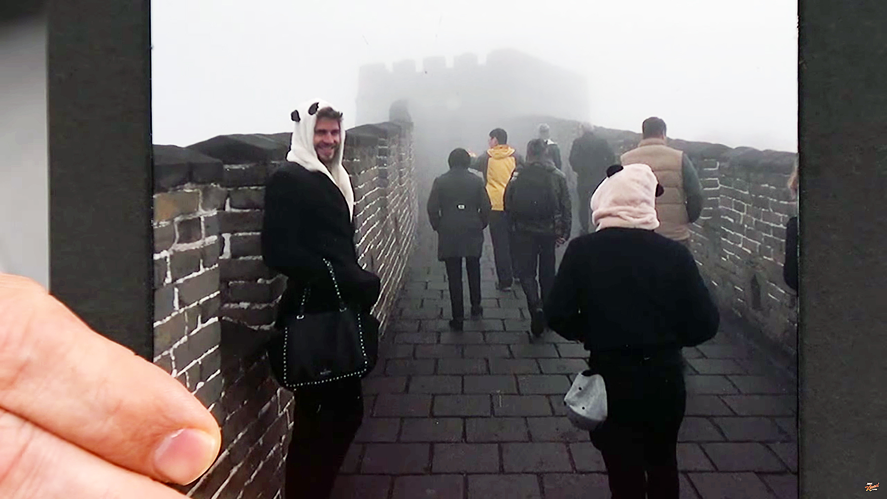 Liam Hemsworth at the Great Wall of China