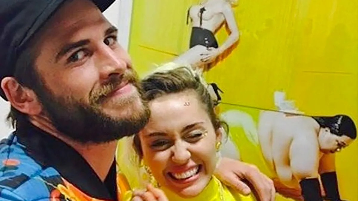 Liam Hemsworth and Miley Cyrus