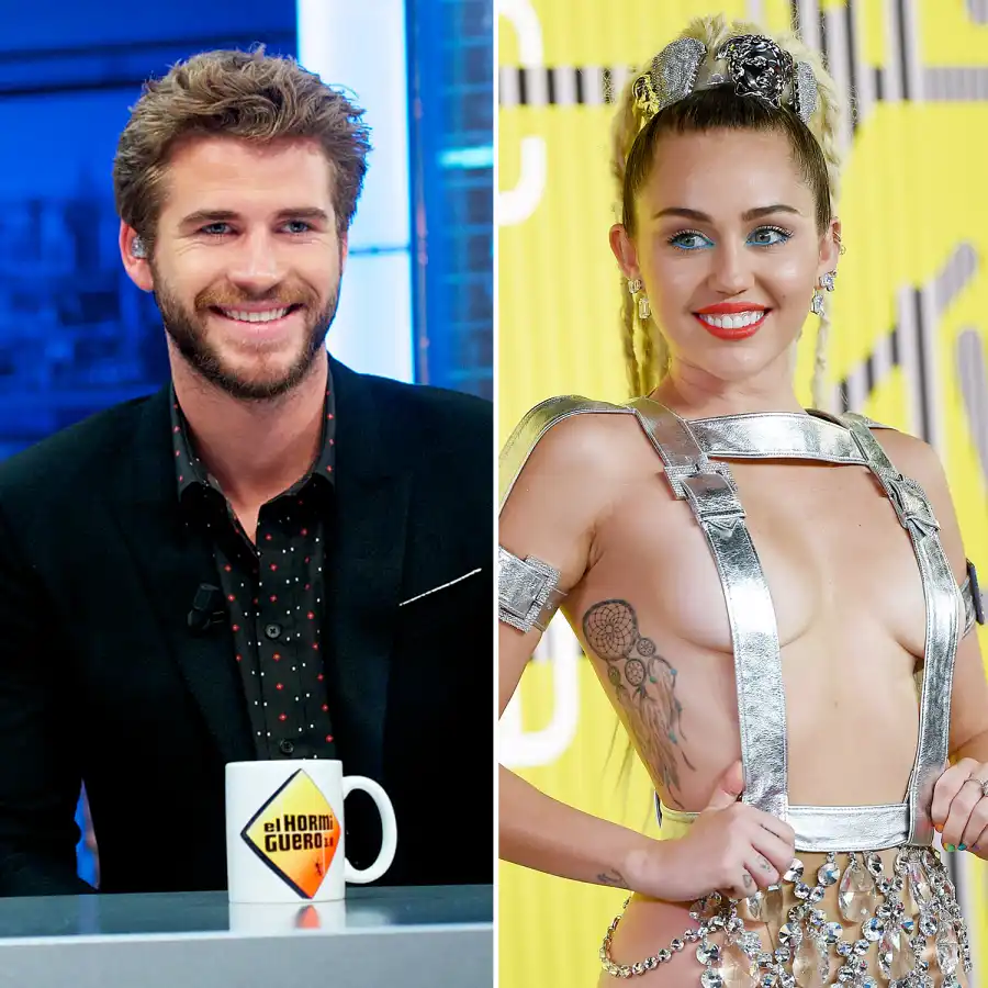 Liam Hemsworth and Miley Cyrus