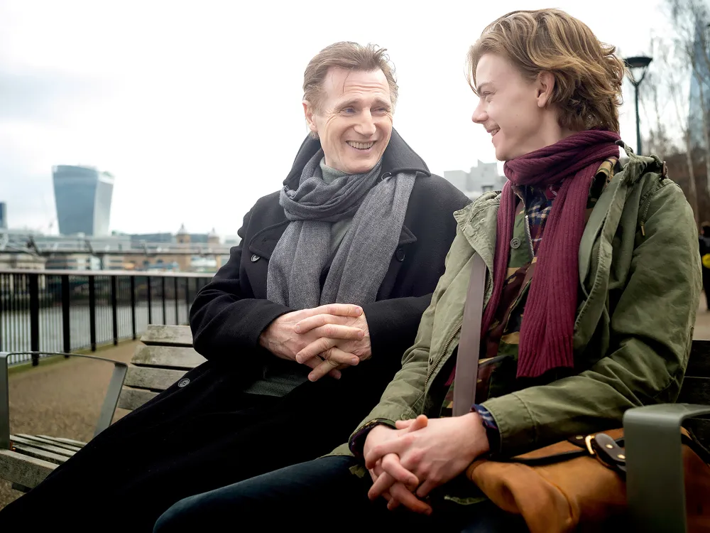 Liam Neeson and Thomas Brodie-Sangster