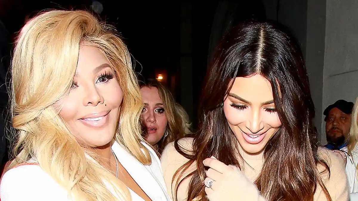 Lil Kim and Kim Kardashian