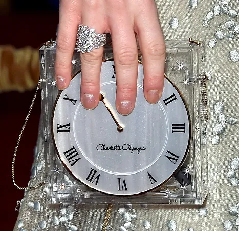 Lily James - Cinderella premiere (clutch shot)