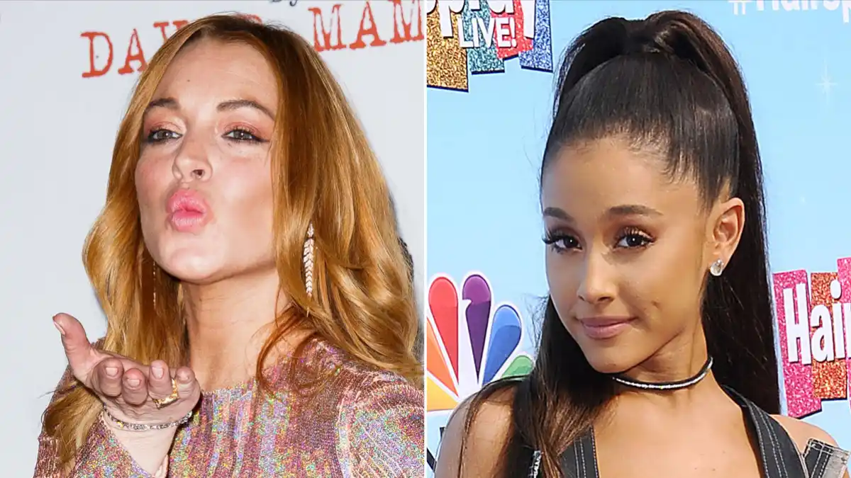 Lindsay Lohan, Ariana Grande