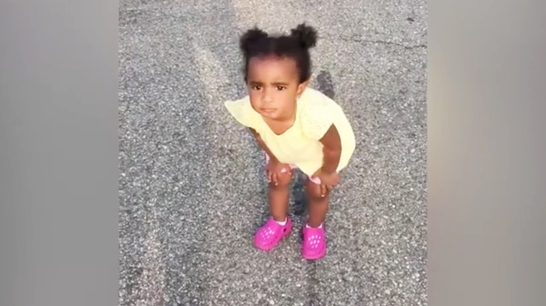 little girl counting