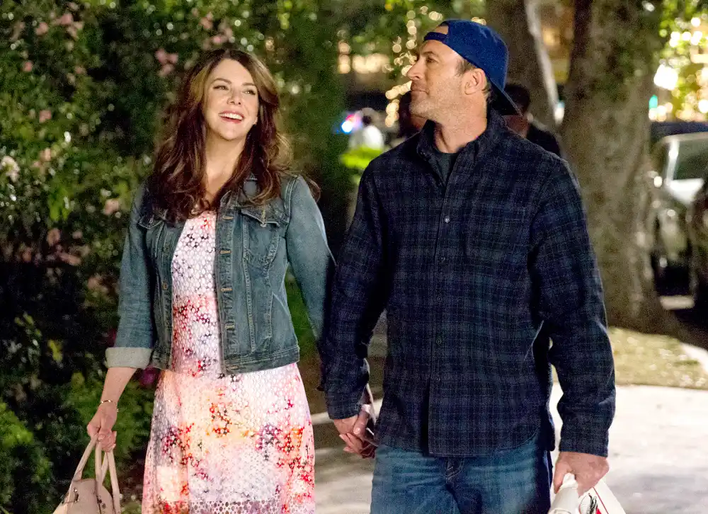 Lorelai and Luke on Gilmore Girls