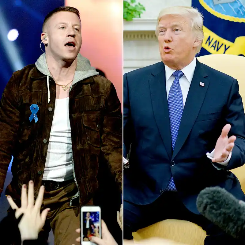 Macklemore and Donald Trump