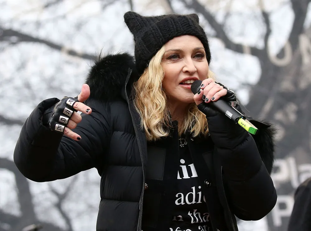Madonna at the Women's March on Washington