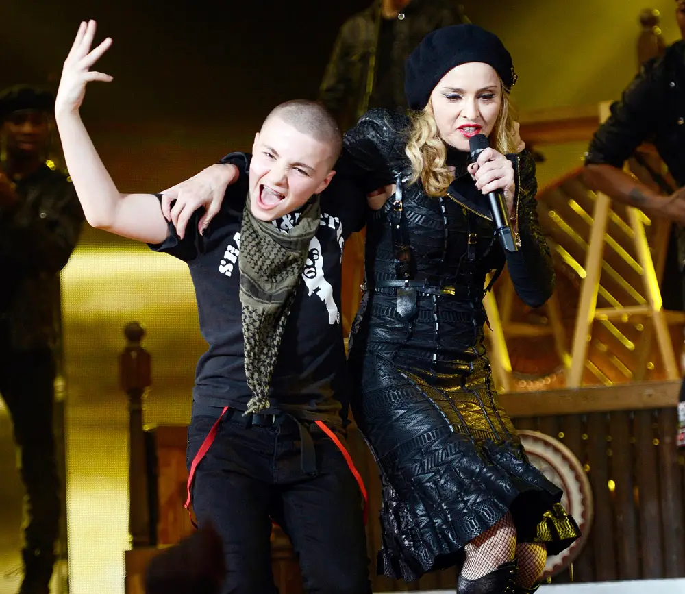 Madonna and son Rocco