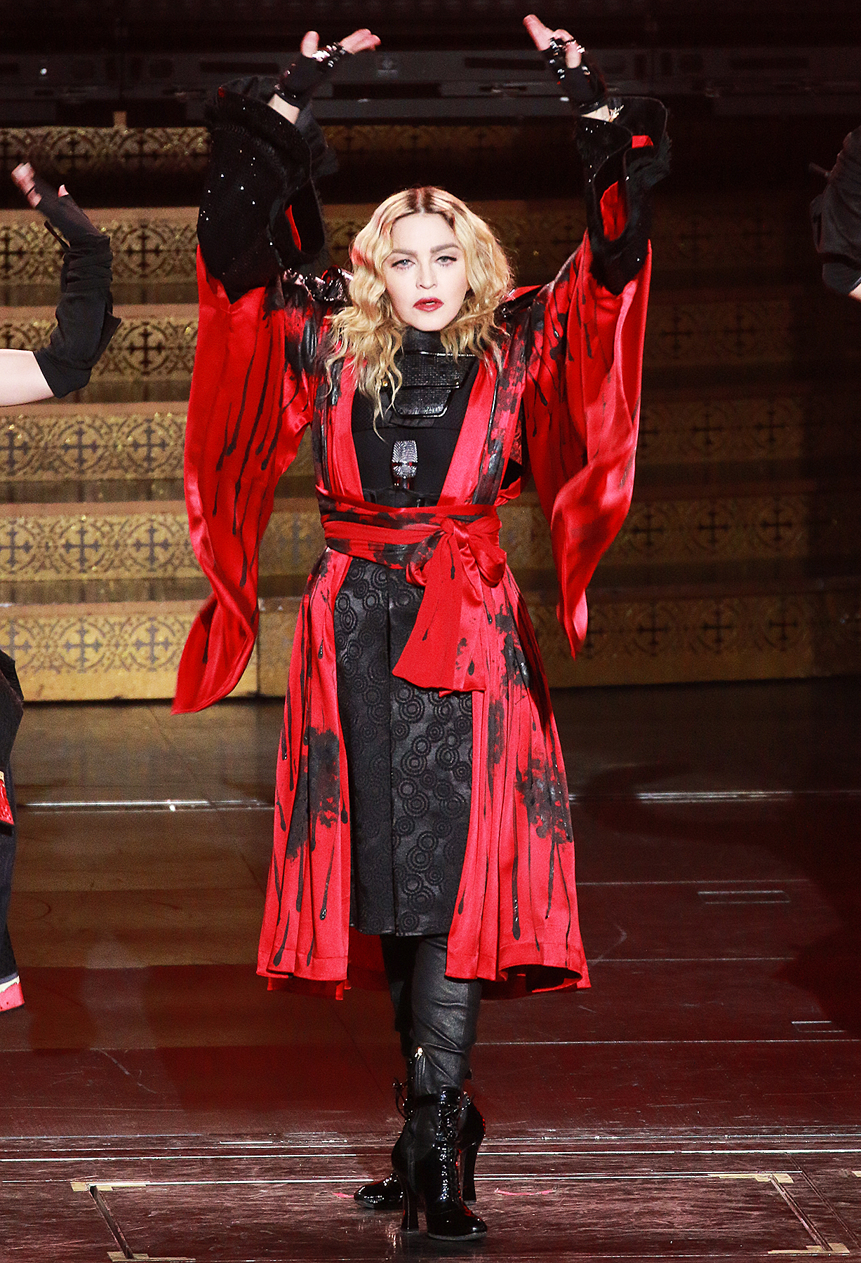 Madonna performing