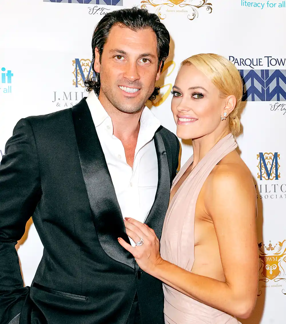 Maks Chmerkovskiy and Peta Murgatroyd attend SWAY Alfalit Gala at Gary Nader Art Centre on Dec. 5, 2015, in Miami.