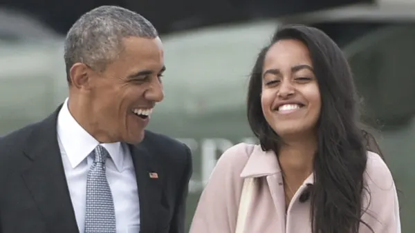 Malia Obama, Barack Obama